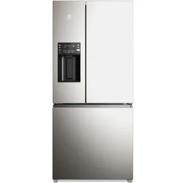 Geladeira Electrolux Frost Free 583l Efficient Autosense Dispenser De Água E Gelo 3 Portas Inox Look (im8is) 220v