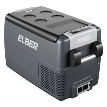 Geladeira Automotiva Portátil 29 Litros 42W 12/24V Cinza com Bluetooth CAB ELBER-86177
