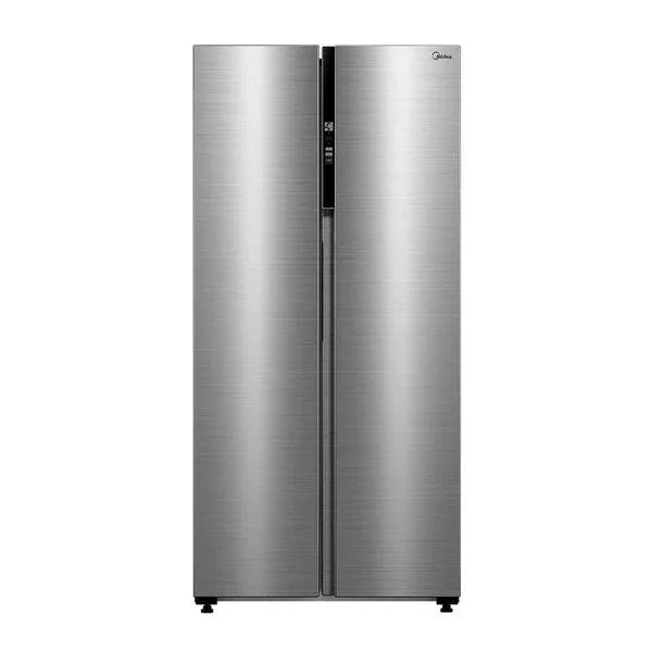 Geladeira Side By Side 442l Inverter Cor Inox Conectada Midea Mdrs598fga041 - 127v, imagem 1 de 9