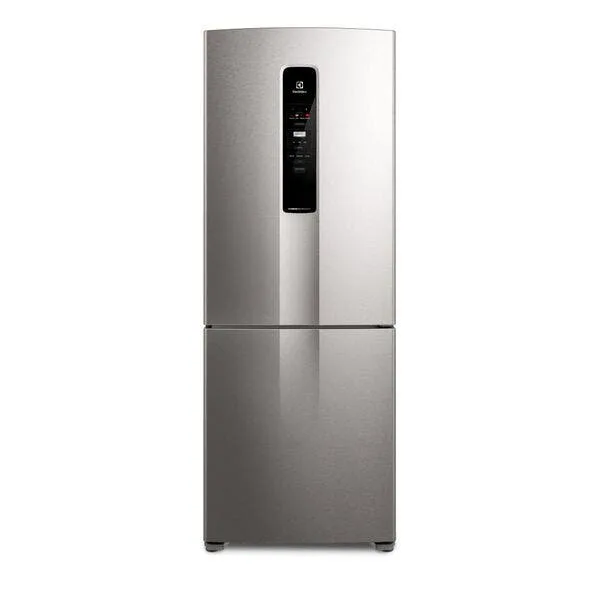 Geladeira Electrolux Frost Free Inverter 490l Efficient Com Autosense Inverse Inox Look (ib7s) 127v, imagem 1 de 10