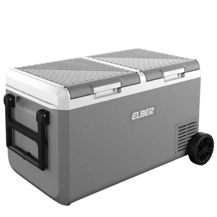 Geladeira Automotiva Portátil Day2Day PRO 75 Litros com Rodas e Bluetooth - Cinza 80W 12/24V ELBER-87019, imagem 1 de 11