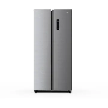 Geladeira Refrigerador Hq Frost Free Side By Side 480 Litros Inox Hq-480sbsffk